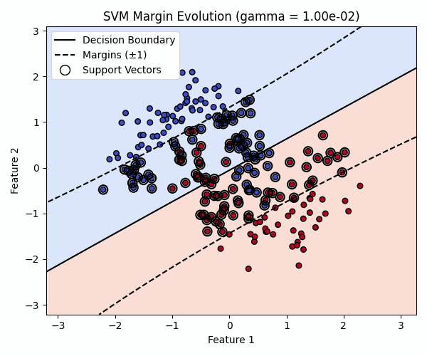 SVM Gamma Evolution GIF